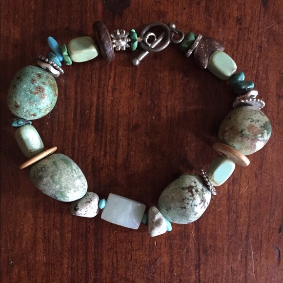 Handcrafted Jewelry - 🌞🌛Beautiful Artist  African Turquoise Bracelet